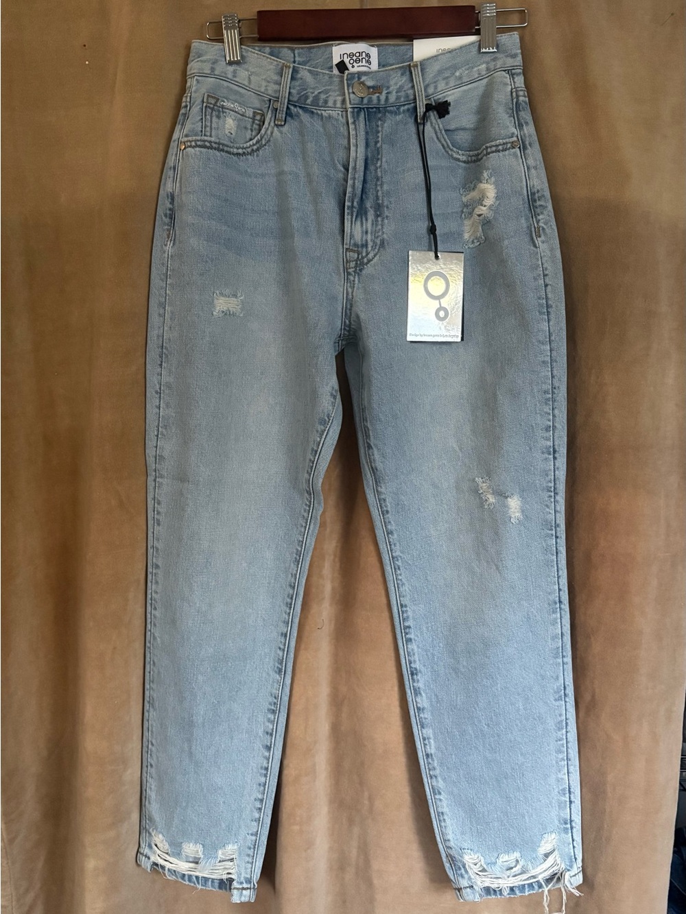 Insane gene high rise tapered jean size 7/27